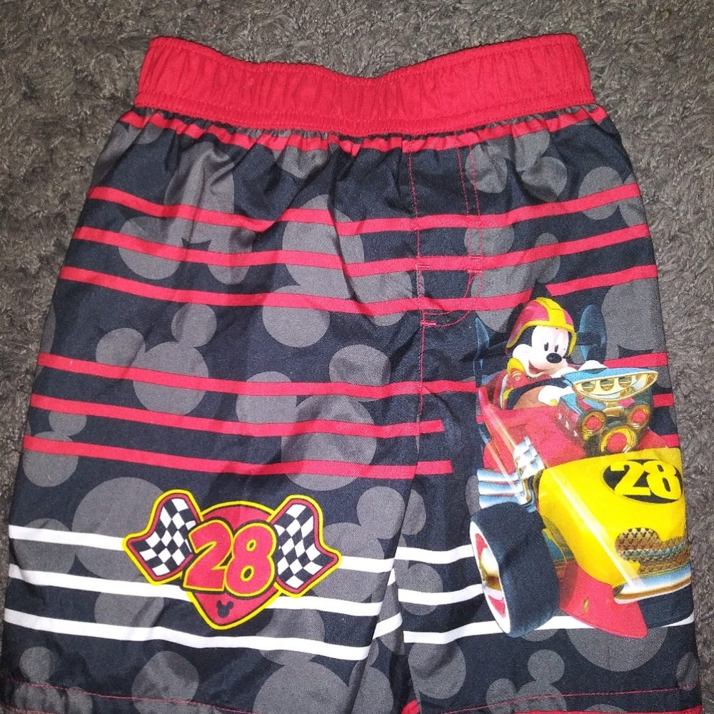 Boys Mickey Swim Trunks